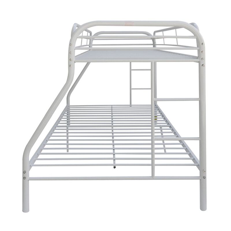 Tritan Bunk Bed (Twin/Full) in White image number 1