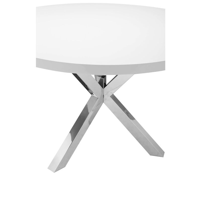 Pangea Home Remi Dining Table White