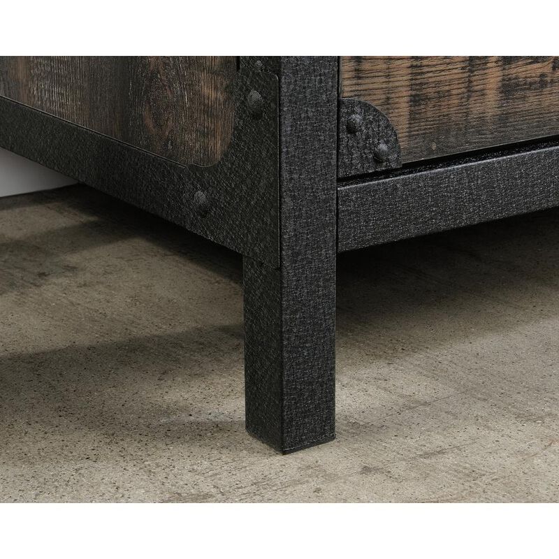 Sauder 2-Drawer Lateral File Cabinet in Carbon Oak