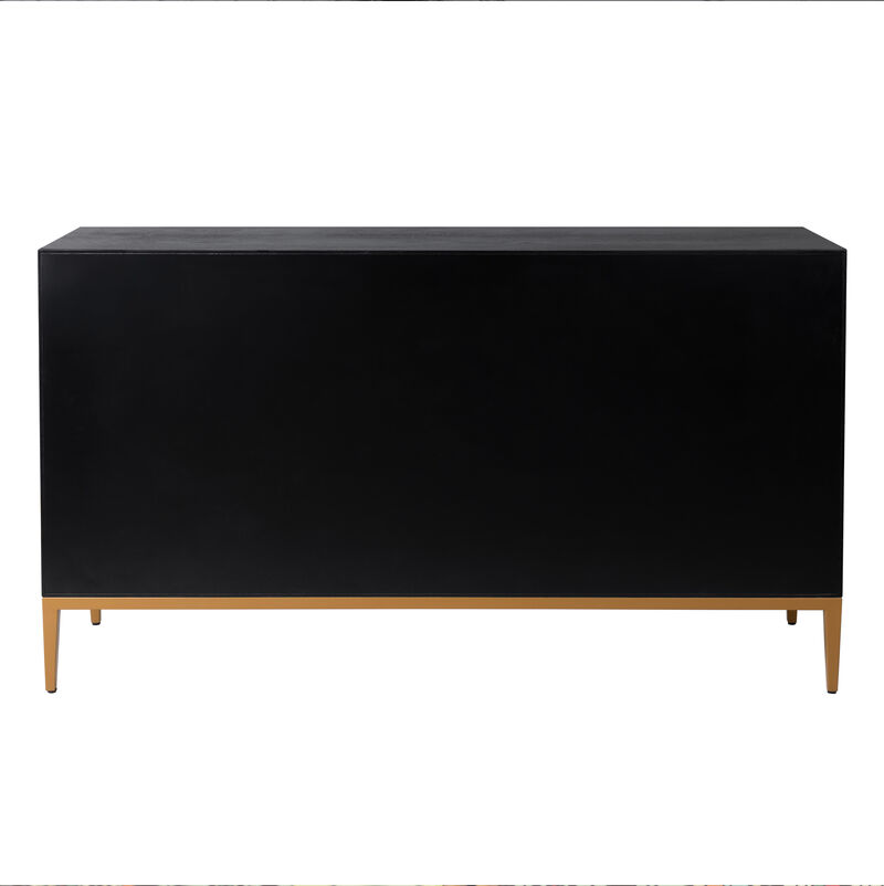 Pasargad Home Solani 4-Door Sideboard with Push-to-Open Credenza image number 4