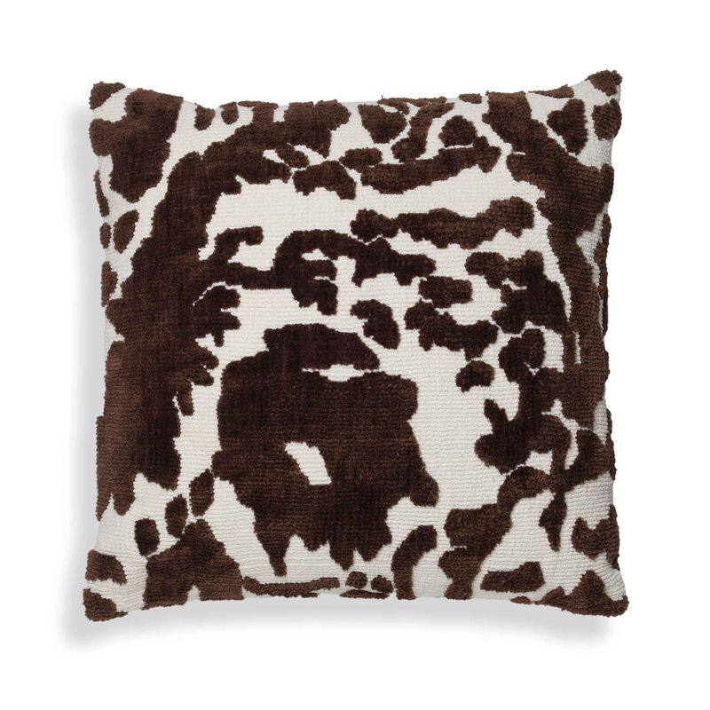 Tov Furniture Coast Chocolate Brown Tufted 26" Square Pillow image number 0