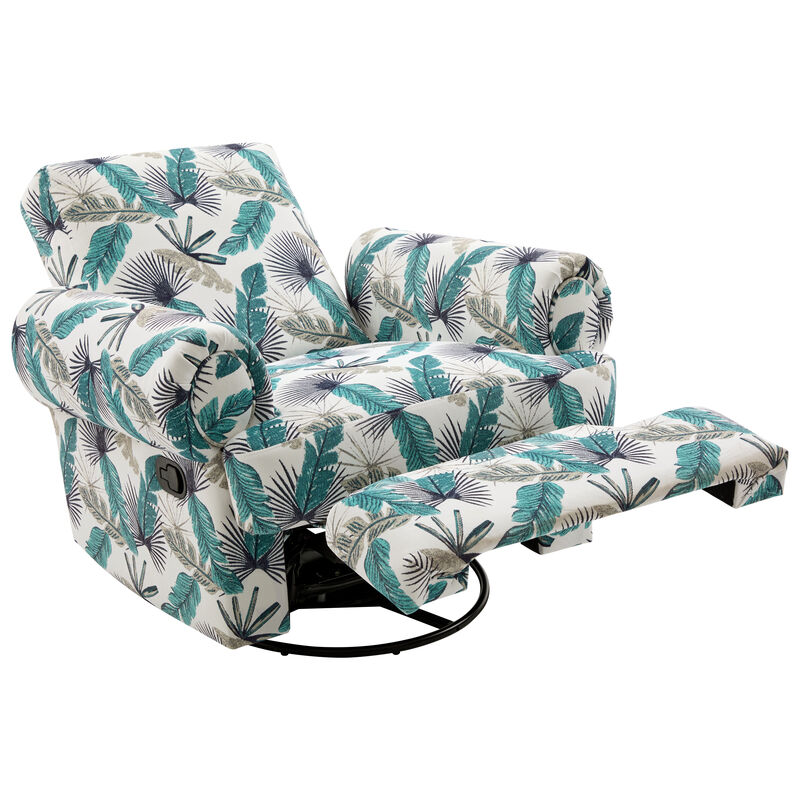 Merax Manual Recliner Chair with Rocker & Swivel Base