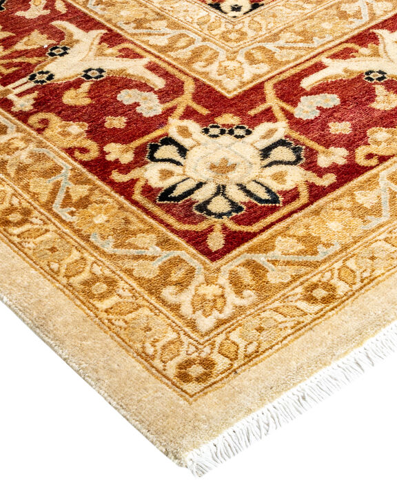 Eclectic, One-of-a-Kind Hand-Knotted Area Rug  - Ivory, 9' 0" x 12' 0"