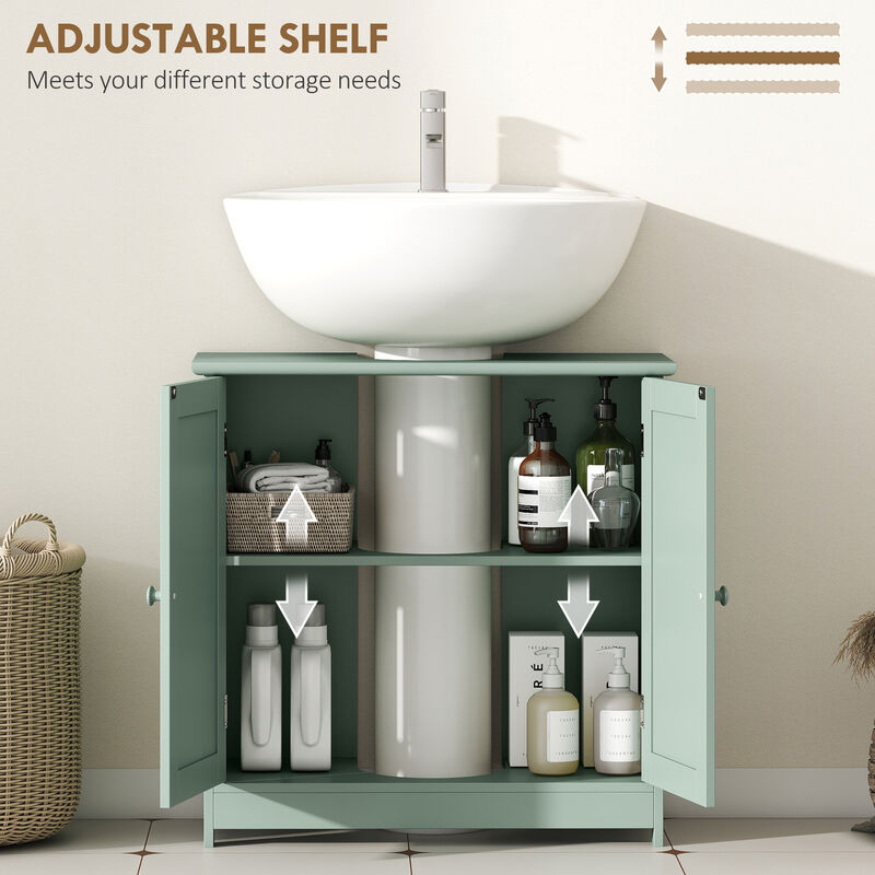 Hivvago Bathroom Vanity Storage Cabinet Under Sink 2 Doors image number 4