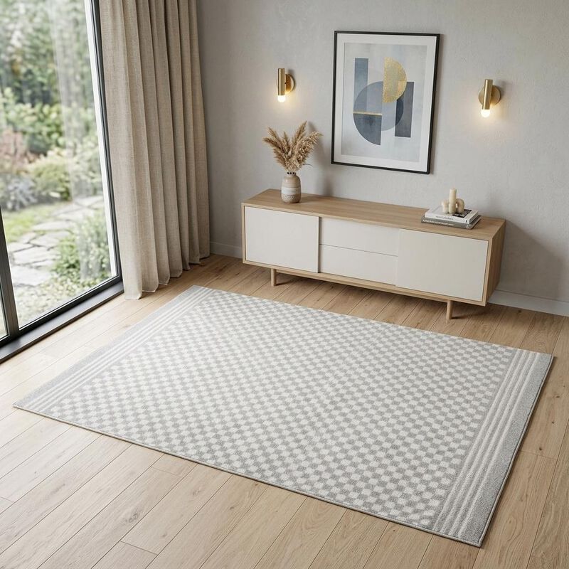 HomeRoots Geometric Area Rug image number 1