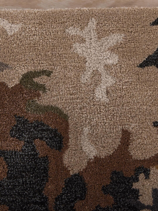 Kinetic KIN534 Brown 5' x 8' Rug