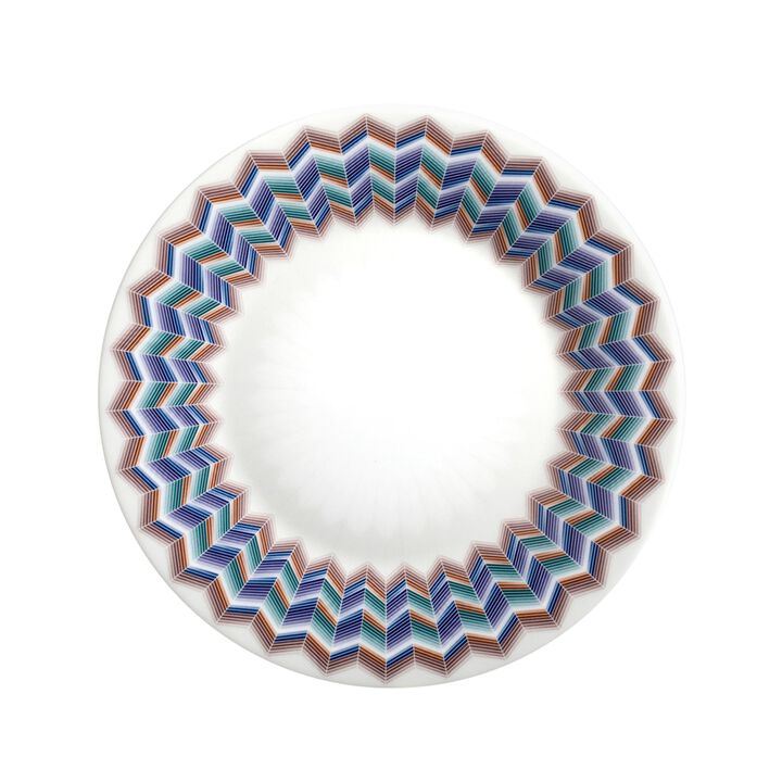 Dessert Plates ZIG ZAG JARRIS 148 Set of 6, diam. 8.46"