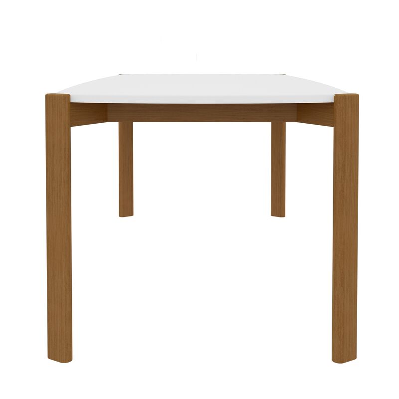 Gales White 70" Dining Table