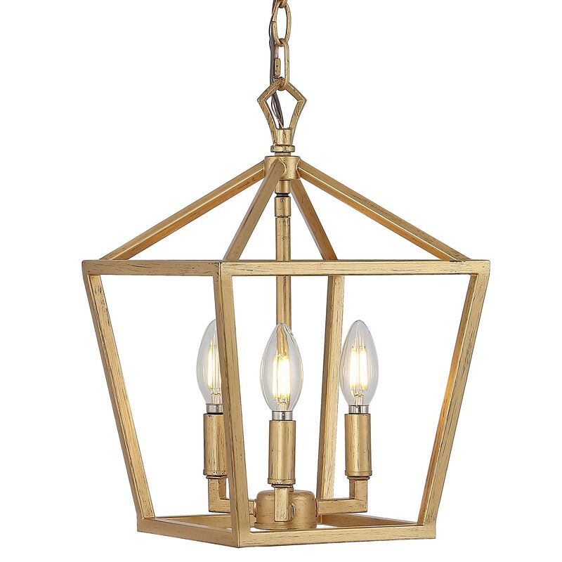 PagodaBulb Lantern Metal LED Pendant