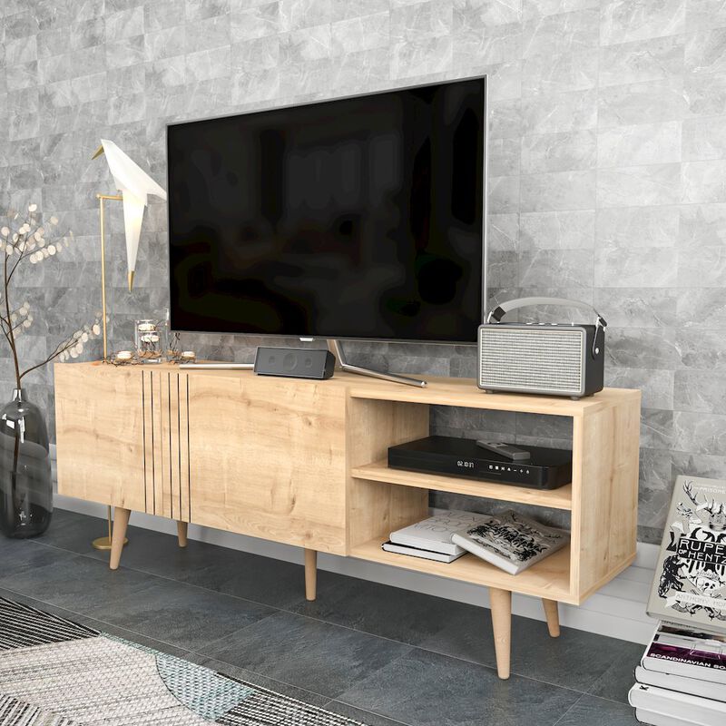 Decorotika Ronas Tv Stand - Sapphire Oak
