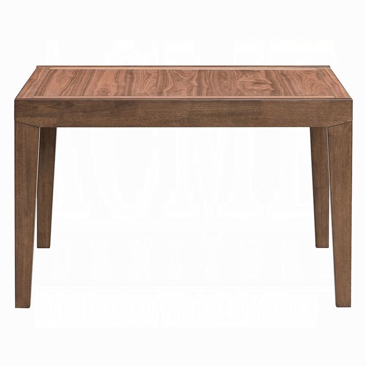 Mea Dining Table, 47-94 Inch Expandable Top, Scandinavian Walnut Brown