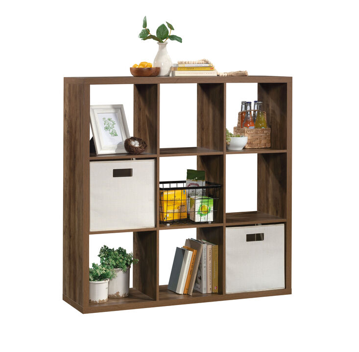 9-Cube Organizer Storage Bookcase Rural Pine