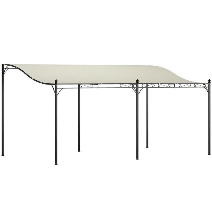Hivvago 10' x 16' Metal Patio Canopy for Garden & Backyard