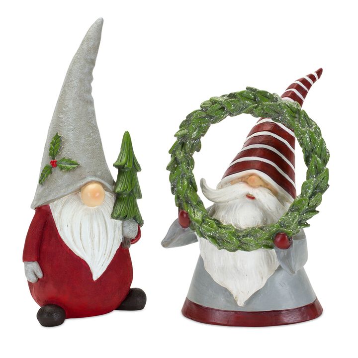 Set of 2 Gnomes for Charming Garden and Home Décor