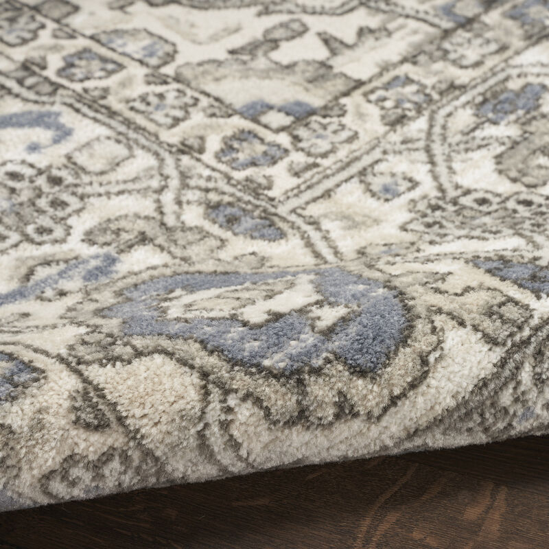 Quarry QUA05 Blue 7' x 10' Rug image number 5