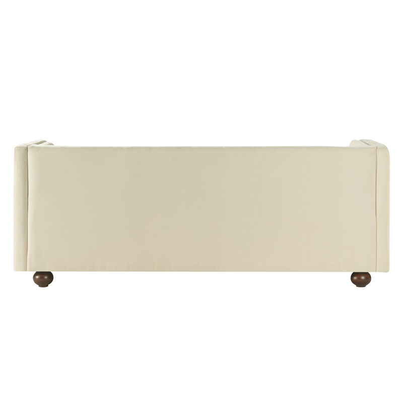 Gaxgox Modern Chenille 3 Seater Sofa image number 6