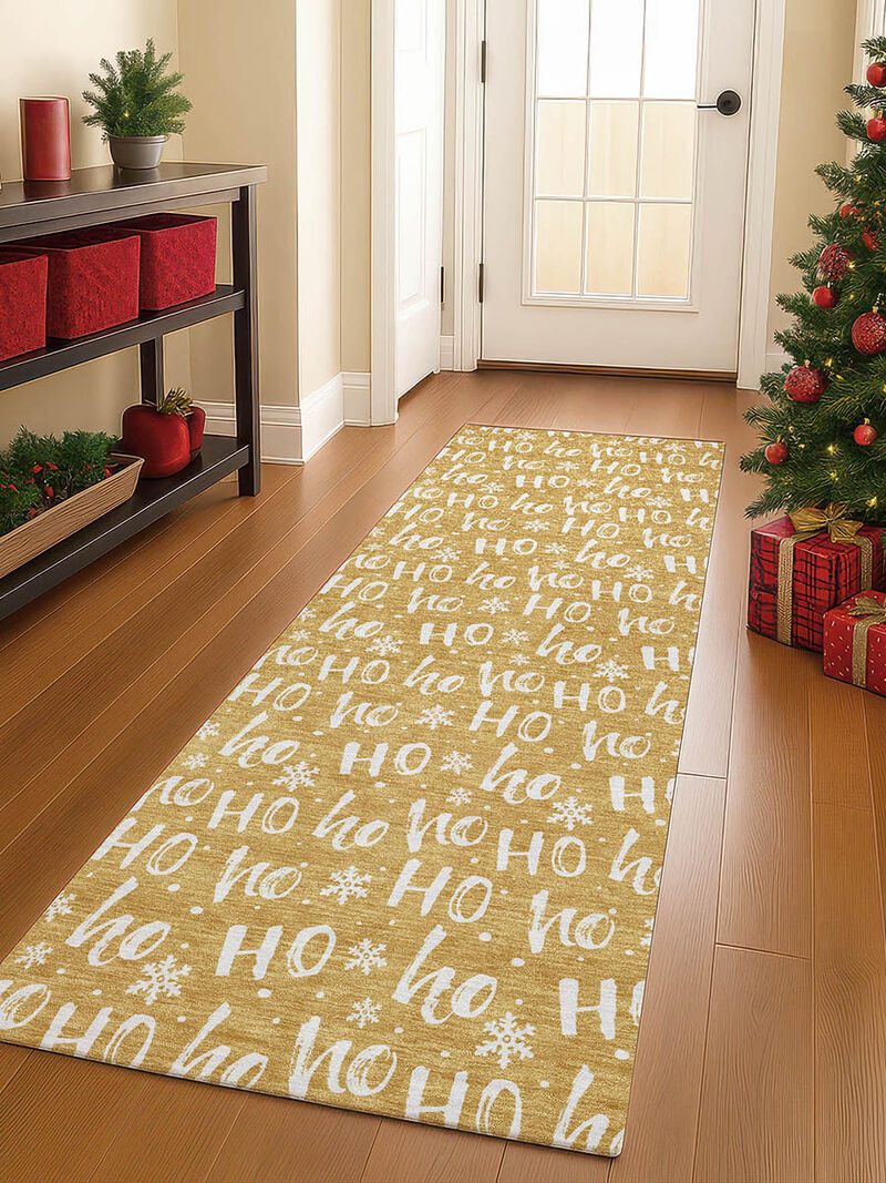 Merry & Bright MY22 Gold 2'3" x 7'6" Rug