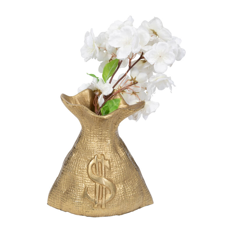Embossed Money Bag Figurine