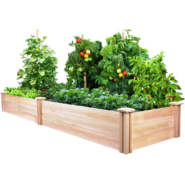 Durable Outdoor Raised Garden Bed Planter Frame for Easy Gardening