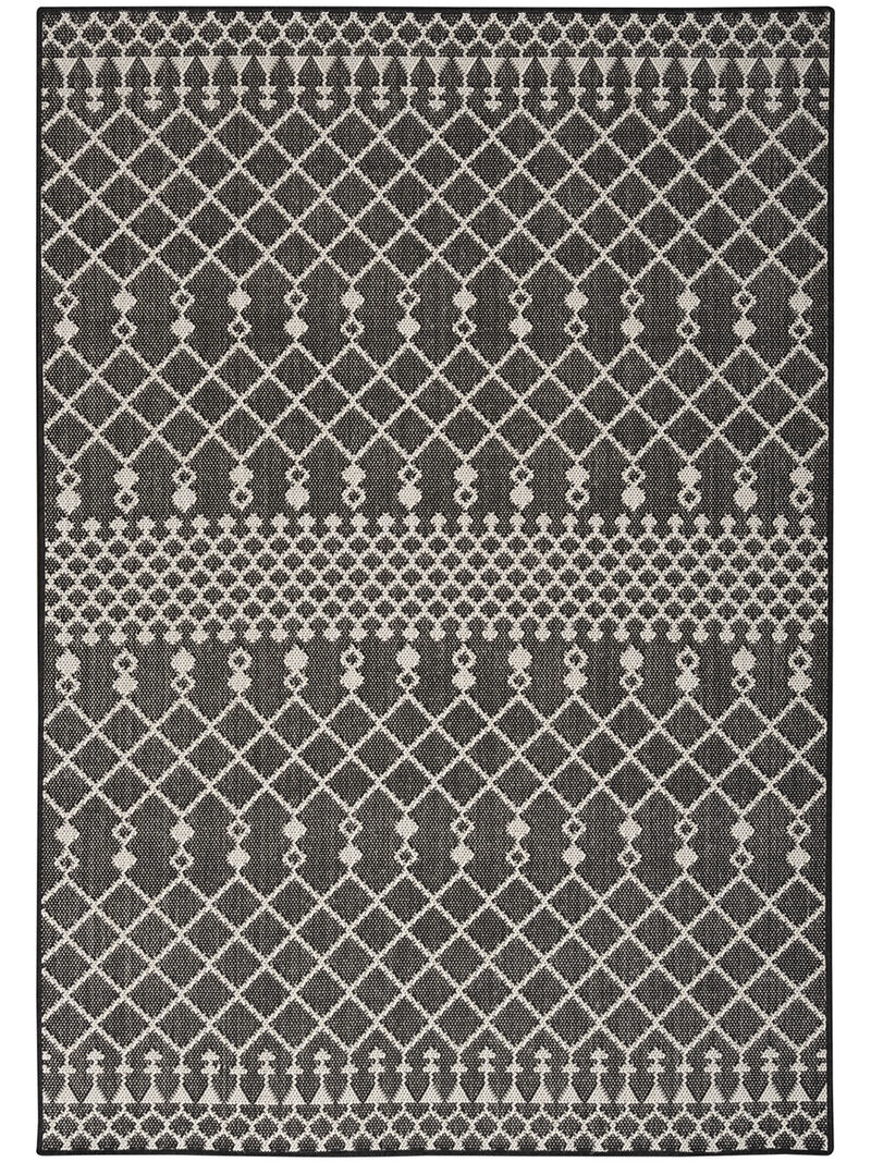 Positano POS02 Black 4' x 6' Rug