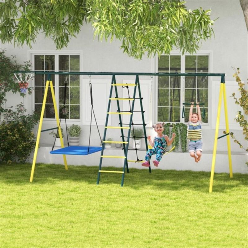 Outdoor Swing for Kids & Adults Sturdy Backyard Swing Seat for Fun & Relaxation