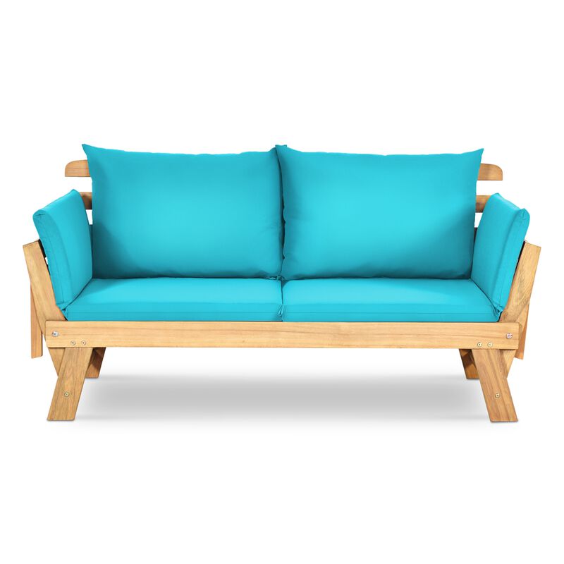 Outdoor Convertible Sofa Chair &ndash; Adjustable Patio Seat with Plush Cushions image number 2