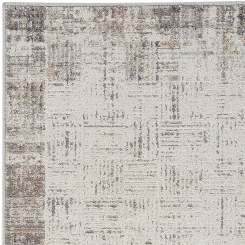 HomeRoots Abstract Runner Rug image number 0