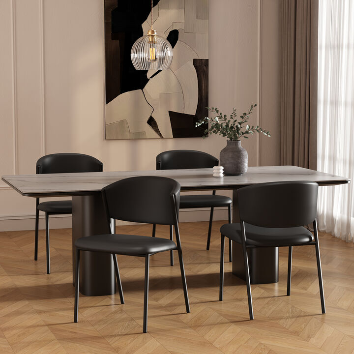 Drift Black Side Chairs (Set of 4)
