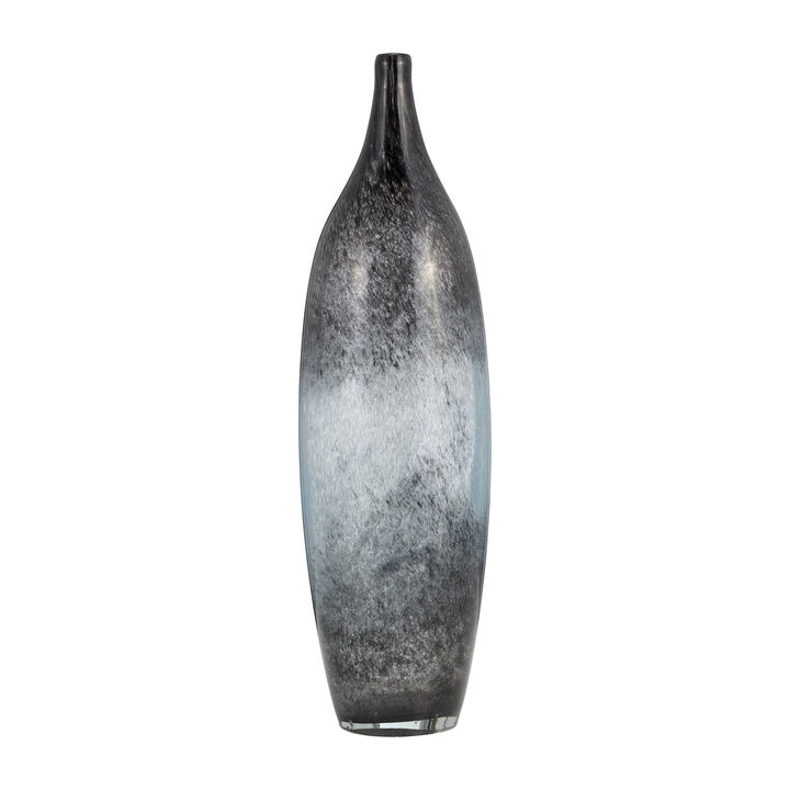 Glass, 18" Vase Blue Ombre