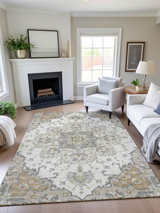 Silk Road SR6 Ivory 3' x 5' Rug