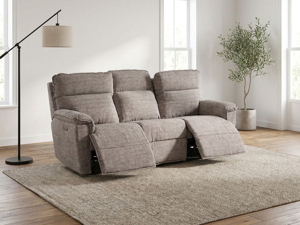 Jay Power Reclining Sofa with Adjustable Headrest