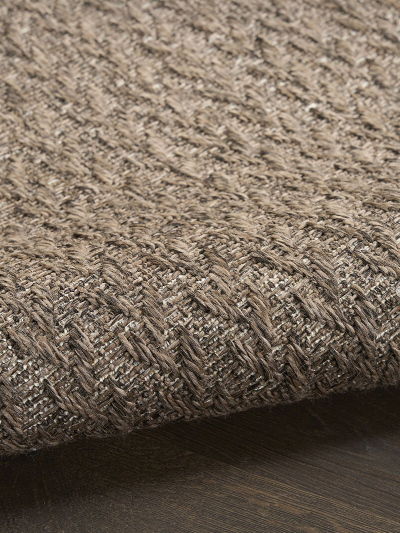 Tulum TLM02 Brown 2'2" x 10' Rug