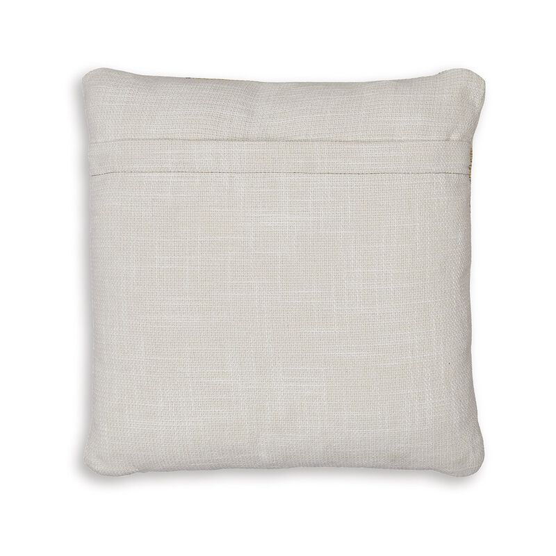 Neyr 18 Inch Throw Pillow Set of 4, Indoor Outdoor, Yellow White Floral - Benzara