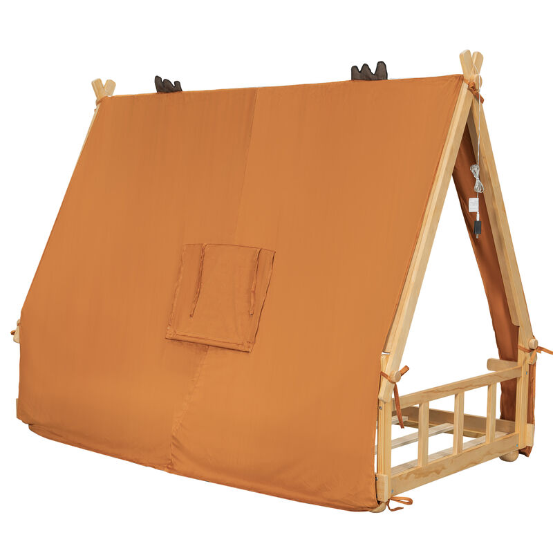 Fibark Kids Tent House Bed Frame image number 6