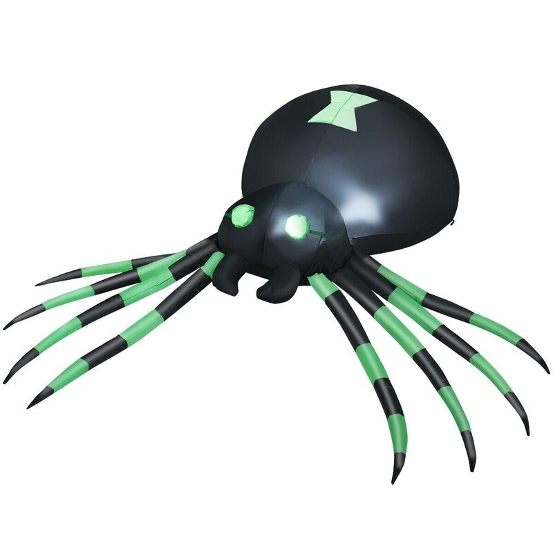 6 Feet Halloween Inflatable Blow-Up Spider image number 0
