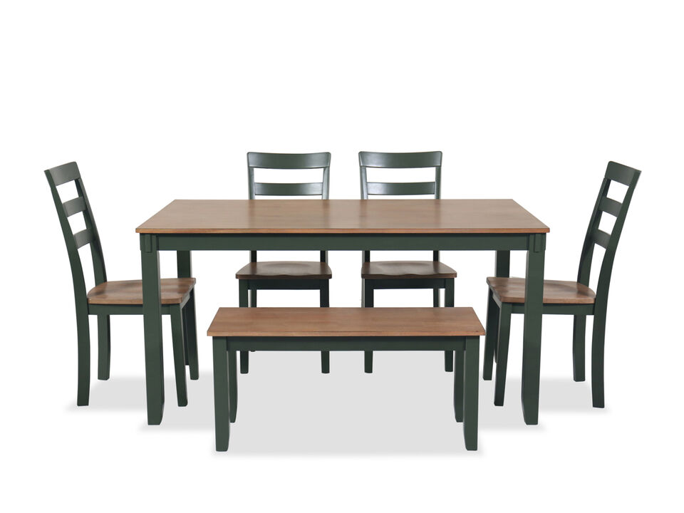 Gesthaven Green 6-Piece Dining Set