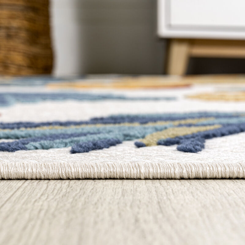 Ananas Bold Pineapple High-Low Indoor/Outdoor Area Rug