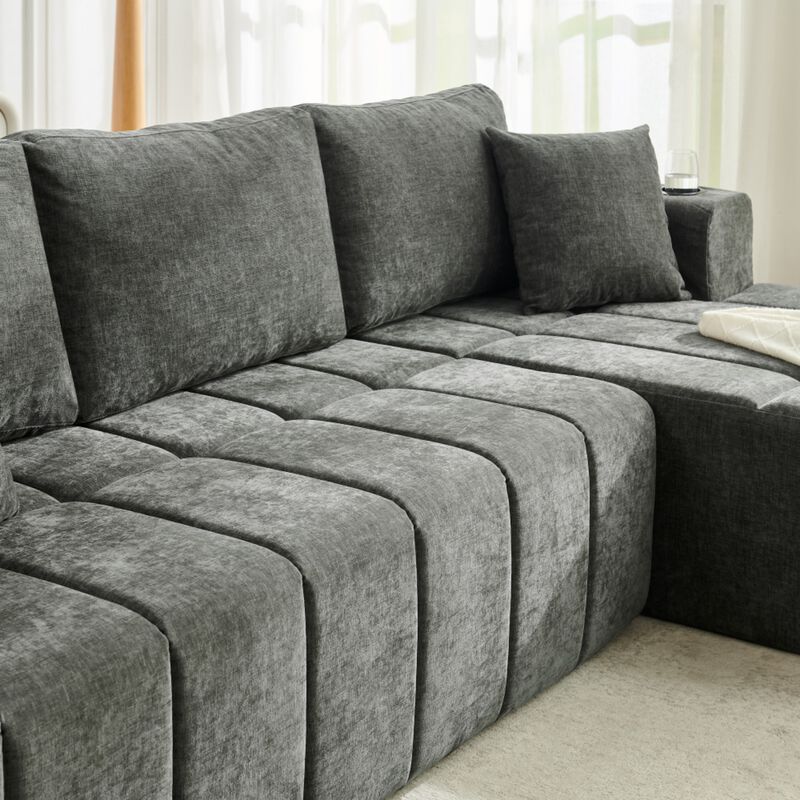 Blufji Modular L-Shaped Sectional Sofa image number 6