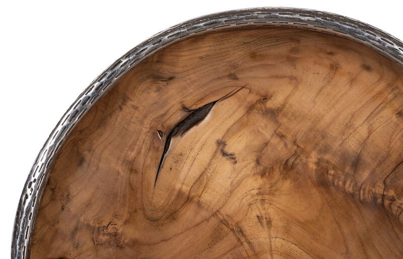 Teak Wood Bowl Extra Large Wall Art