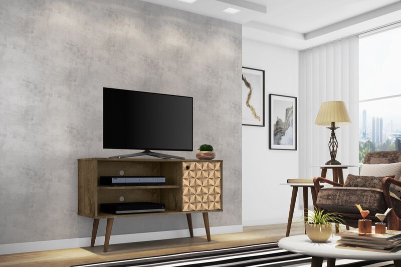 Liberty Small TV Stand in Brown Pattern