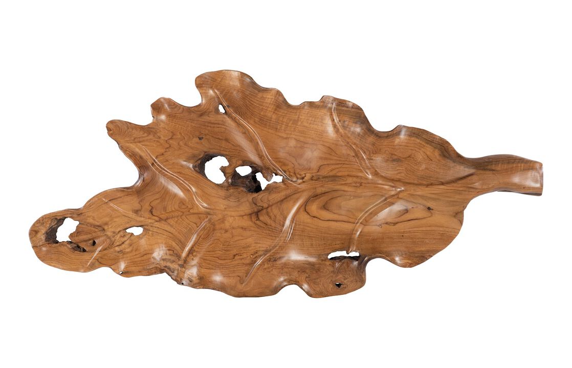 Leaf Bowl Black and Natural