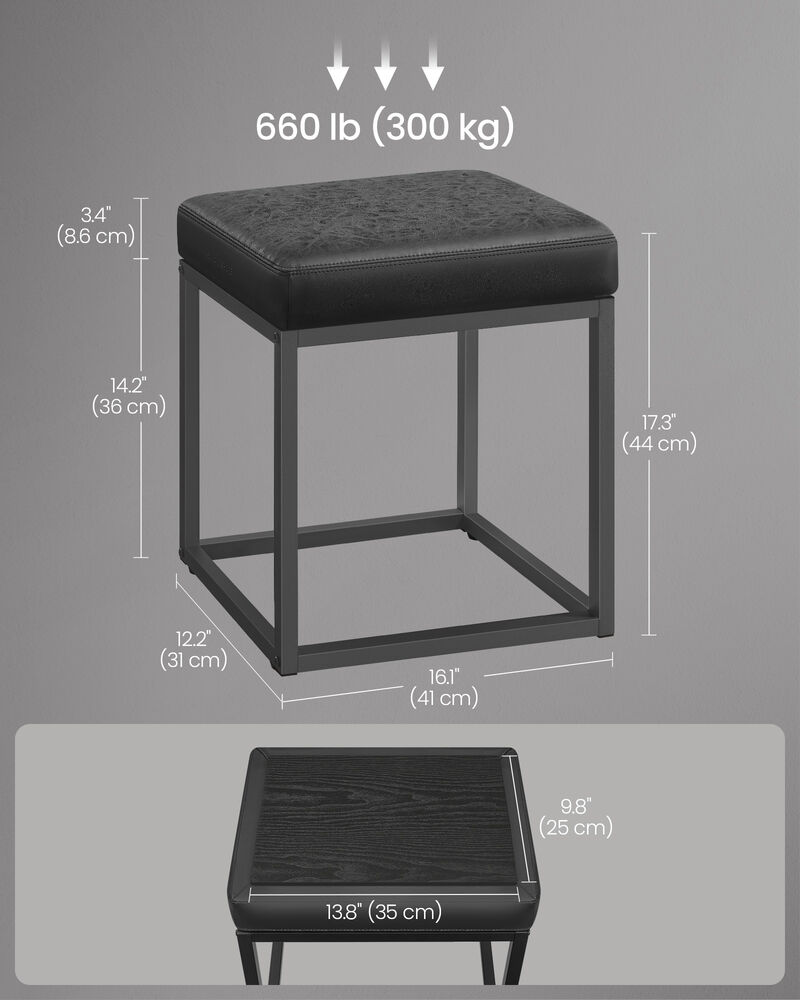 Rectangle Ottoman Footstool for Stylish and Comfortable Footrest