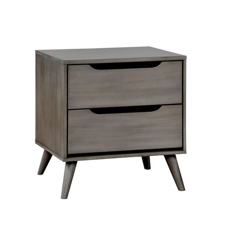 Bedroom Set, Wood &ndash; 2 Piece Set with Nightstand image number 4