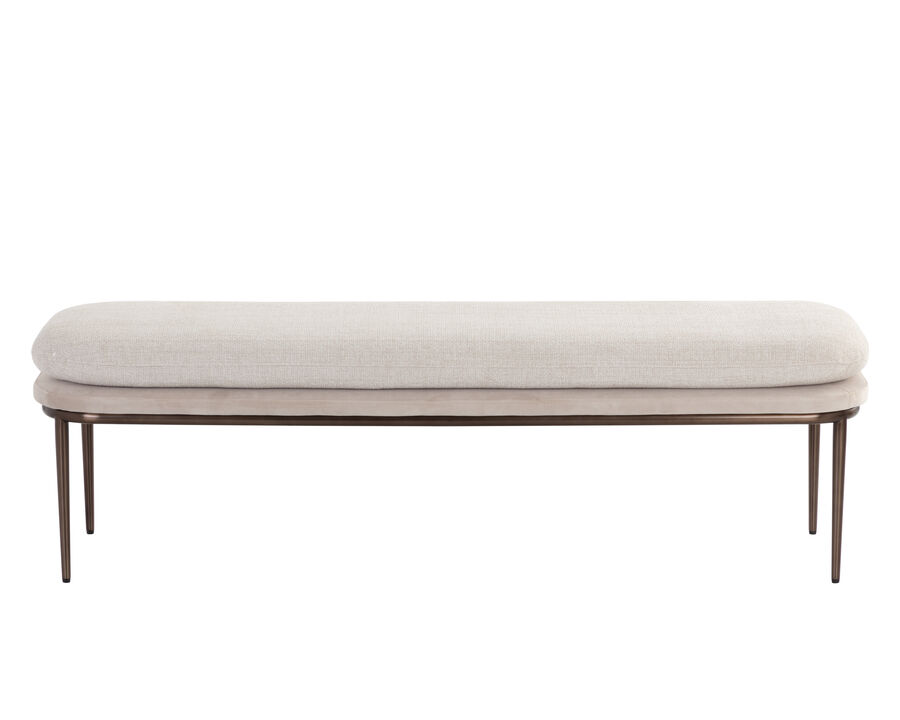 Koffi Dark Bronze Bench