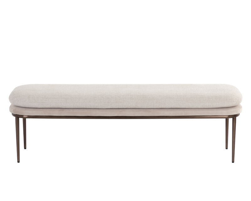 Koffi Dark Bronze Bench