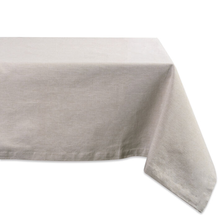Cream White Rectangular Tablecloth 60" x 84"