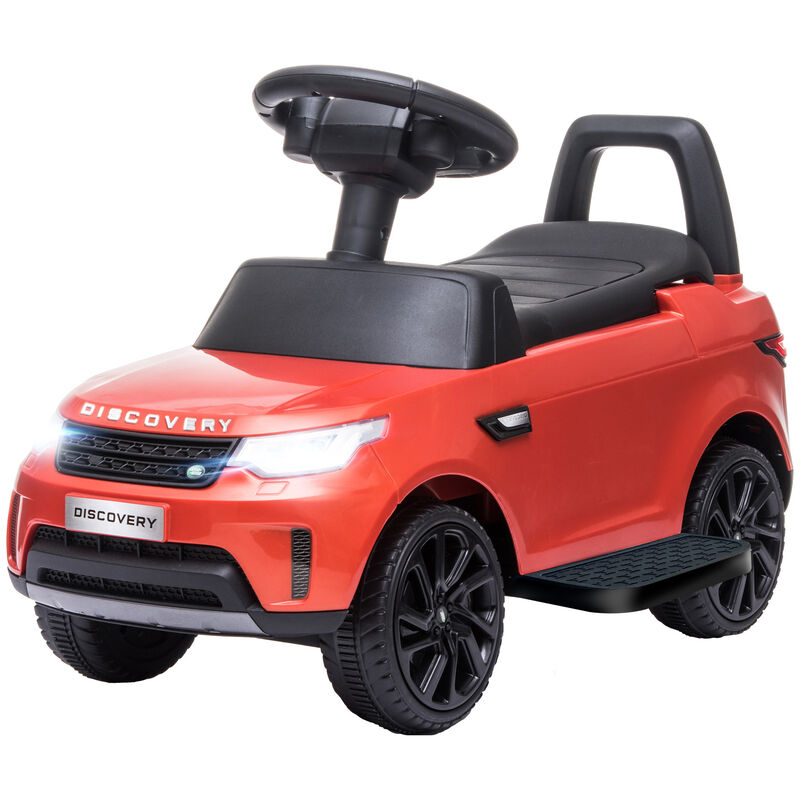 BreeBe 2 in 1 Land Rover Licensed 6V Ride on Car Sliding Car Battery Powered Electric Car w/ Headlights Music Horn image number 0