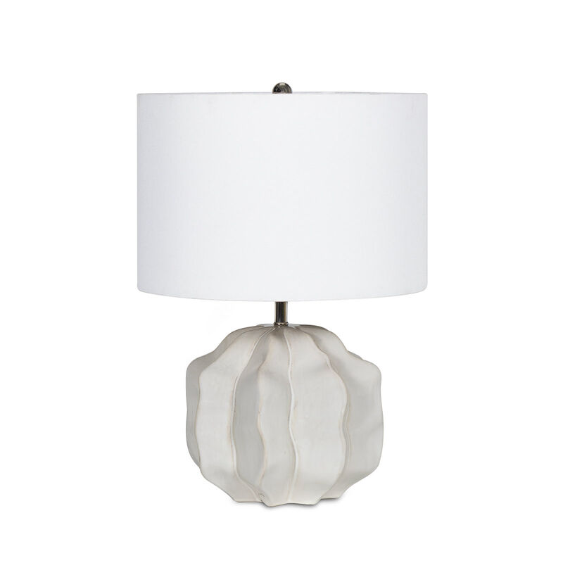Destin Ceramic Mini Lamp Ivory