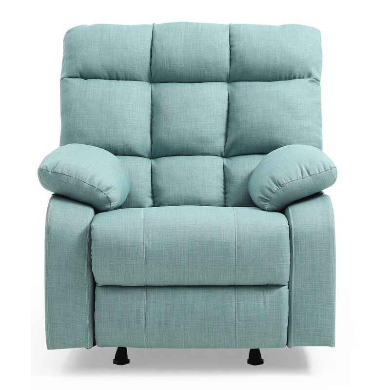 Glory Furniture Cindy Recliner in Teal Color
