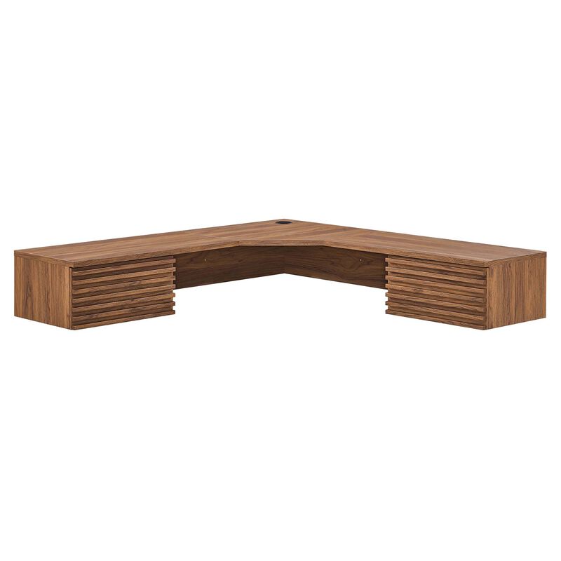 Render Wall Mount Corner Office Desk image number 0